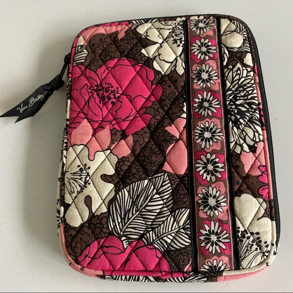 Vera Bradley Mocha Rouge Tablet Sleeve